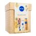 Nivea Golden Care Подаръчен комплект лосион за тяло Q10 Firming Bronze 400 ml + душ гел Shea Butter & Botanical Oil 250 ml + антиперспирант Black & White Invisible Silky Smooth 50 ml + балсам за устни Labello Caring Beauty Nude 4,8 g