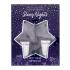 The Indulgent Bathing Co. Starry Nights Cosy Night Slipper Set Подаръчен комплект лосион за тяло Lavender And Lime Flower Body Lotion 100 ml + душ крем Lavender And Lime Flower Shower Cream 100 ml + плюшени чехли Luxury Fluffy Slippers M/L 1 чифт