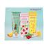 Dermacol Aroma Moment Be Juicy Подаръчен комплект душ гел Tropical Shower Gel Hawaiian Pineapple 250 ml + душ гел Juicy Shower Gel Wild Strawberries 250 ml + душ гел Exotic Shower Gel Bahamas Banana 250 ml