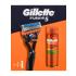 Gillette Fusion5 Подаръчен комплект самобръсначка Fusion5 1 бр + гел за бръснене Fusion Shave Gel Sensitive 200 ml увредена кутия