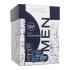 Nivea Men Deep Collection Подаръчен комплект крем за лице, тяло и ръце Men Creme 75 ml + крем за след бръснене Men Deep Comfort 100 ml + антиперспирант Men Deep Darkwood 50 ml + душ гел Men Deep Clean 250 ml