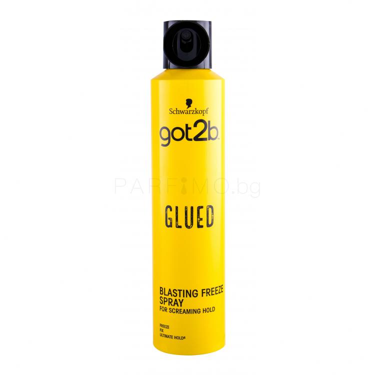 Schwarzkopf Got2b Glued Blasting Freeze Spray Лак за коса 300 ml