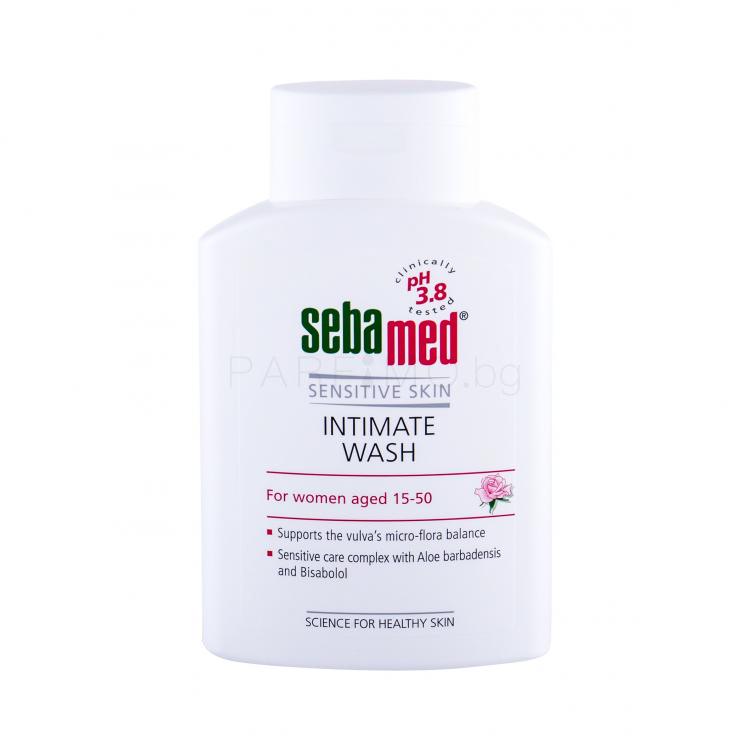 SebaMed Sensitive Skin Intimate Wash Age 15-50 Интимна хигиена за жени 200 ml