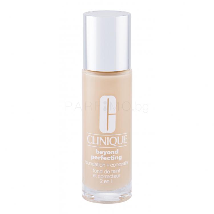 Clinique Beyond Perfecting Foundation + Concealer Фон дьо тен за жени 30 ml Нюанс CN 08 Linen