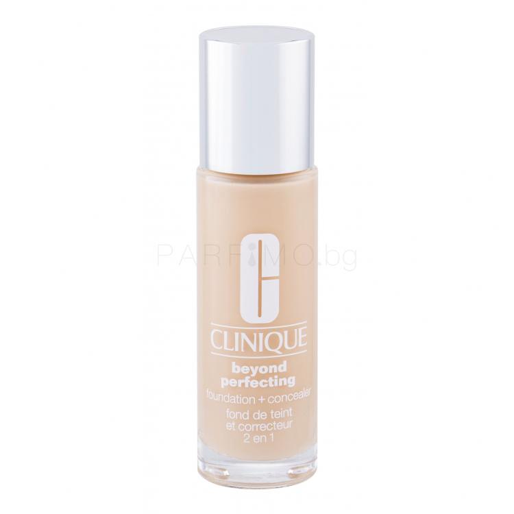 Clinique Beyond Perfecting Foundation + Concealer Фон дьо тен за жени 30 ml Нюанс CN 18 Cream Whip