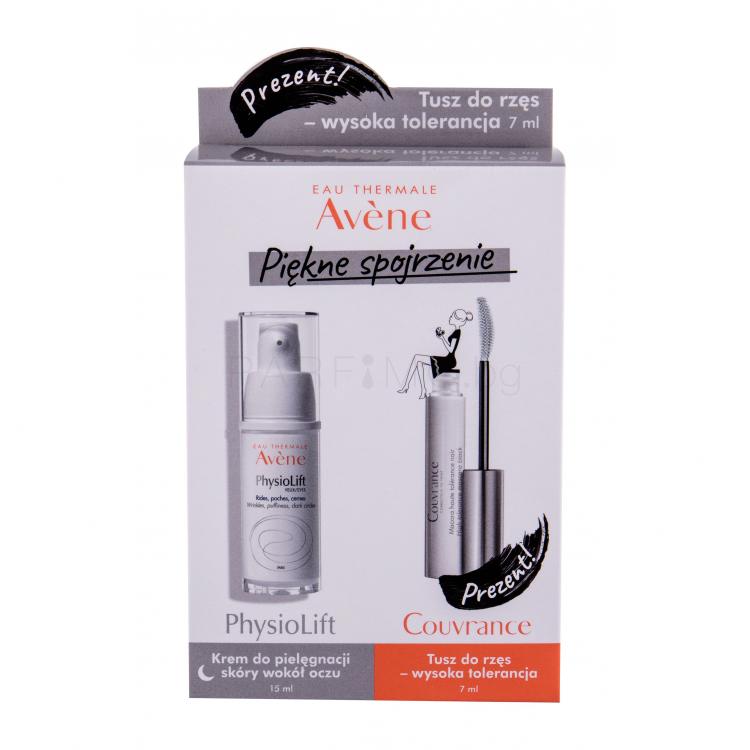 Avene PhysioLift Eyes Подаръчен комплект нощен околоочен крем 15 ml + спирала 7 ml