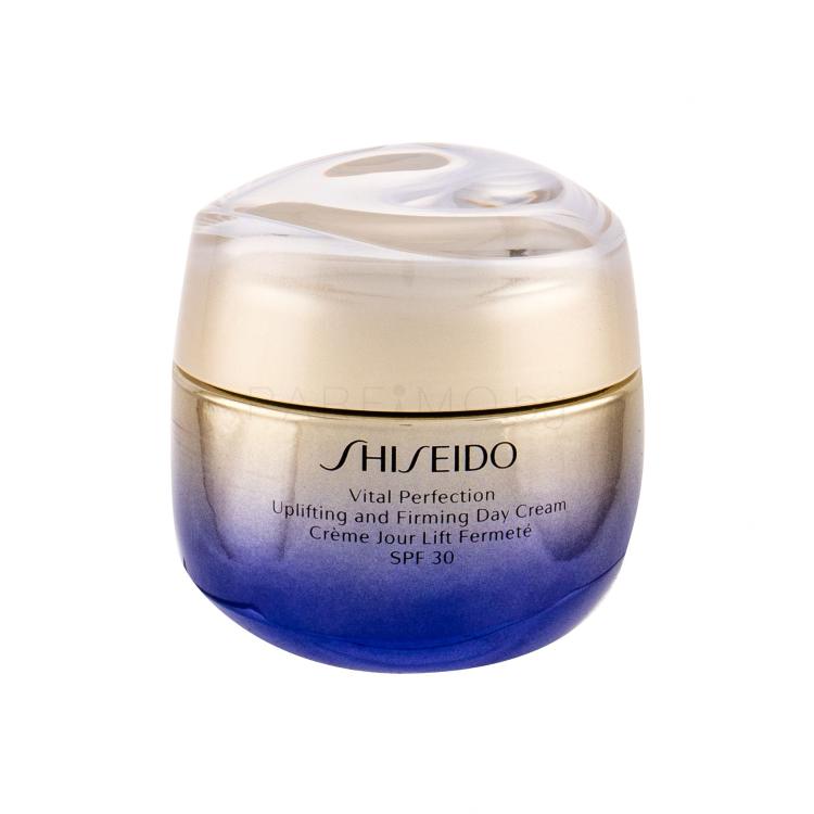 Shiseido Vital Perfection Uplifting and Firming Cream SPF30 Дневен крем за лице за жени 50 ml увредена кутия