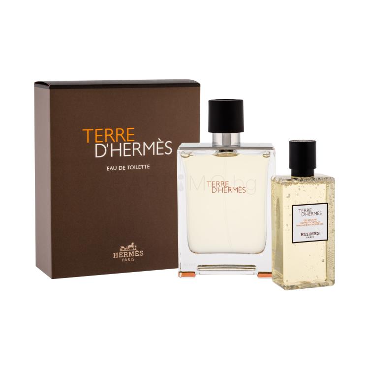 Hermes Terre d´Hermès Подаръчен комплект EDT 100 ml + душ гел 80 ml увредена кутия