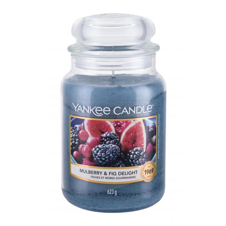 Yankee Candle Mulberry &amp; Fig Delight Ароматна свещ 623 g