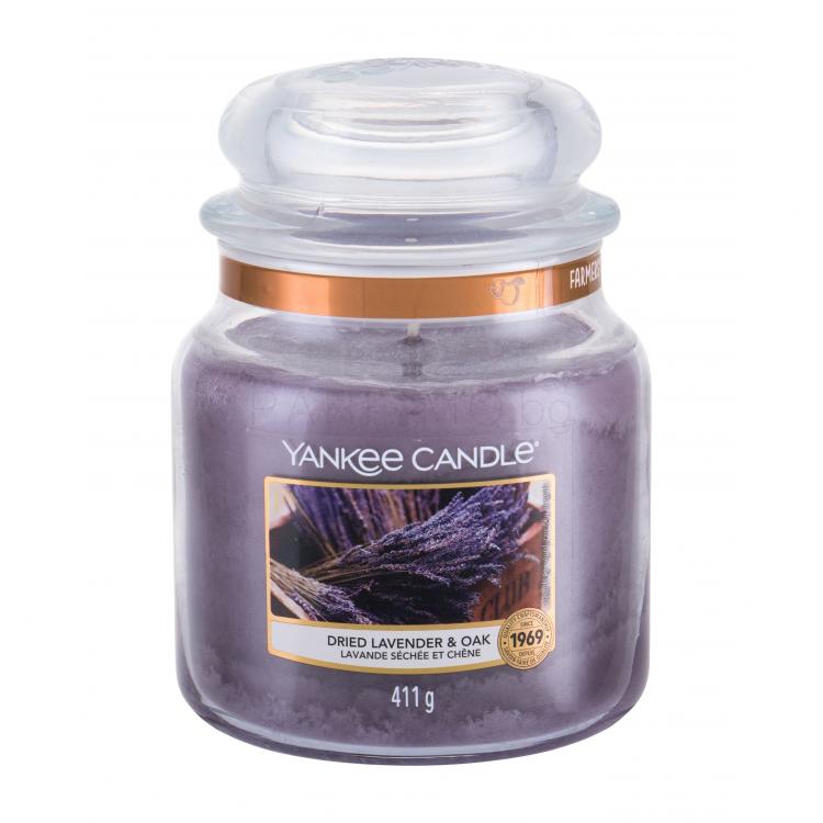 Yankee Candle Dried Lavender &amp; Oak Ароматна свещ 411 g