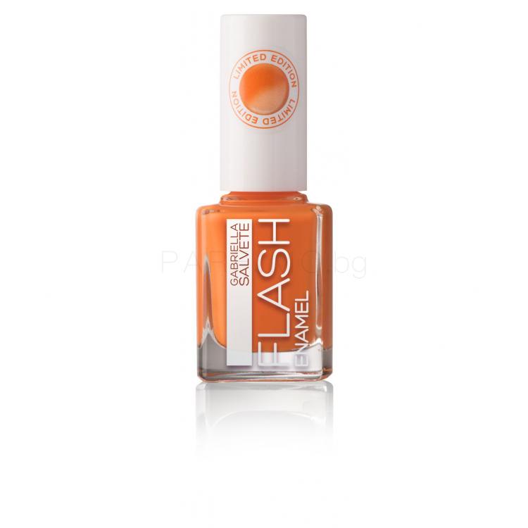 Gabriella Salvete Flash Enamel Лак за нокти за жени 11 ml Нюанс 05 Mango