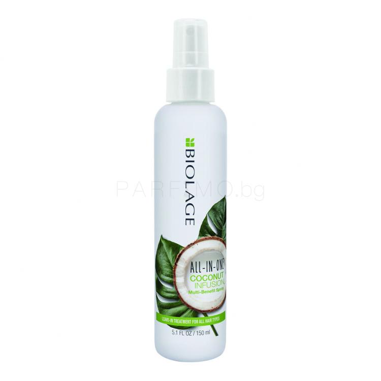 Biolage All-in-One All-In-One Coconut Infusion Spray Грижа „без отмиване“ за жени 150 ml