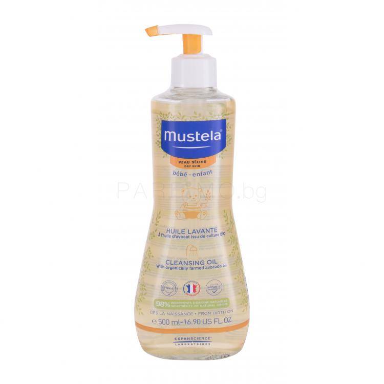 Mustela Bébé Cleansing Oil Душ олио за деца 500 ml