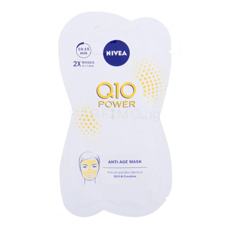 Nivea Q10 Power Anti-Age Маска за лице за жени 15 ml