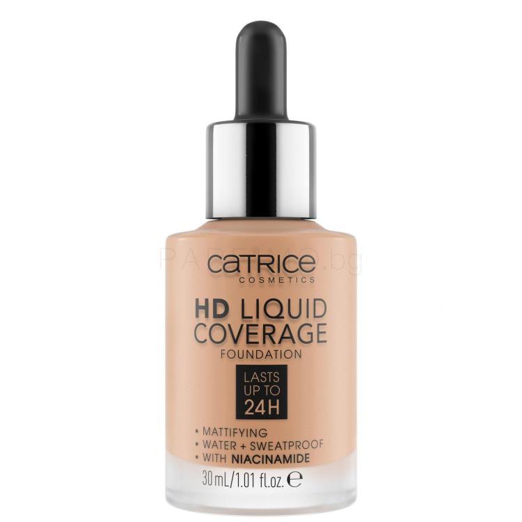 Catrice HD Liquid Coverage 24H Фон дьо тен за жени 30 ml Нюанс 040 Warm Beige