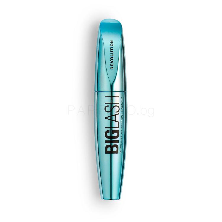 Makeup Revolution London Big Lash Volume Waterproof Спирала за жени 8 g Нюанс Black