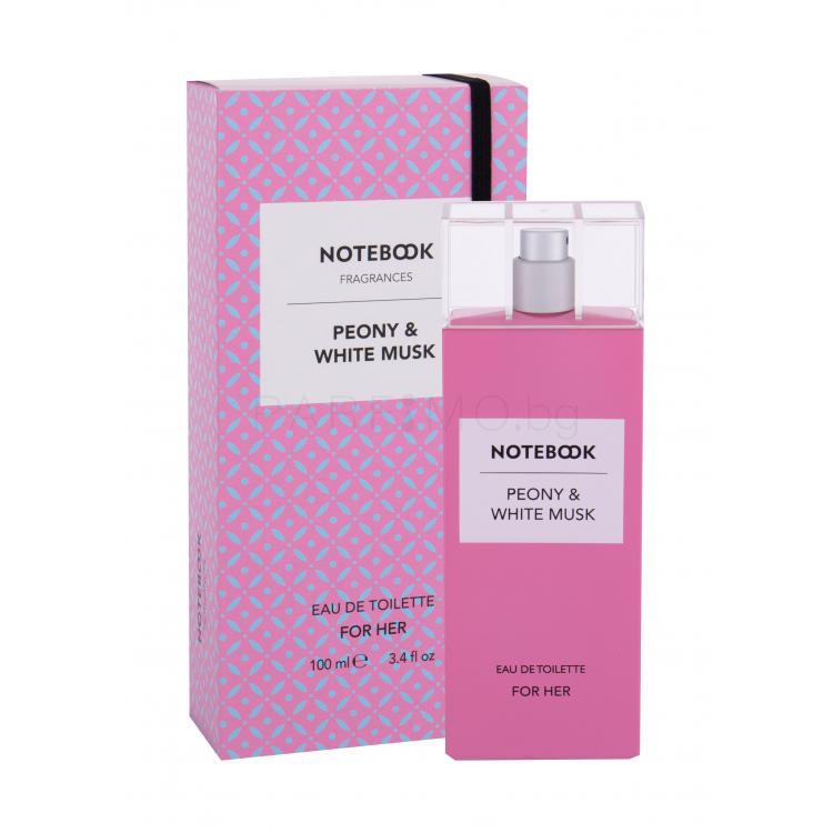 Notebook Fragrances Peony &amp; White Musk Eau de Toilette за жени 100 ml