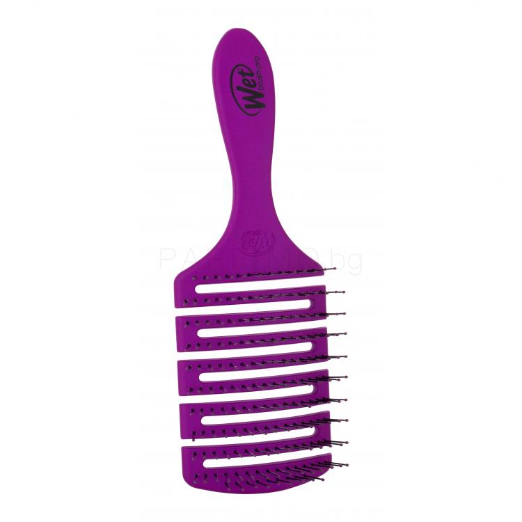 Wet Brush Flex Dry Paddle Четка за коса за жени 1 бр Нюанс Purple