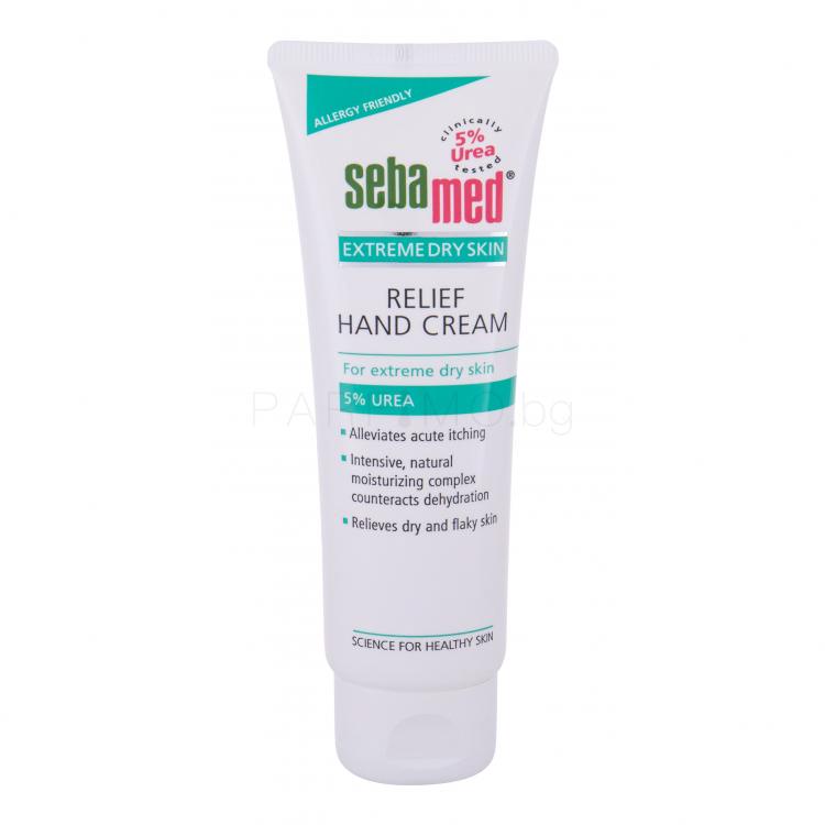 SebaMed Extreme Dry Skin Relief Hand Cream 5% Urea Крем за ръце за жени 75 ml