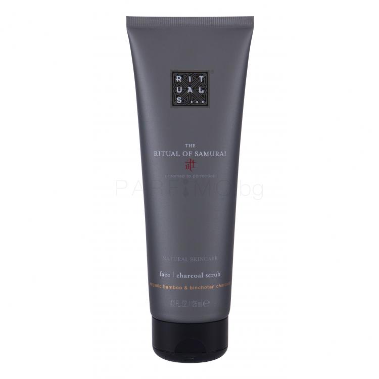 Rituals The Ritual Of Samurai Face Charcoal Scrub Ексфолиант за мъже 125 ml