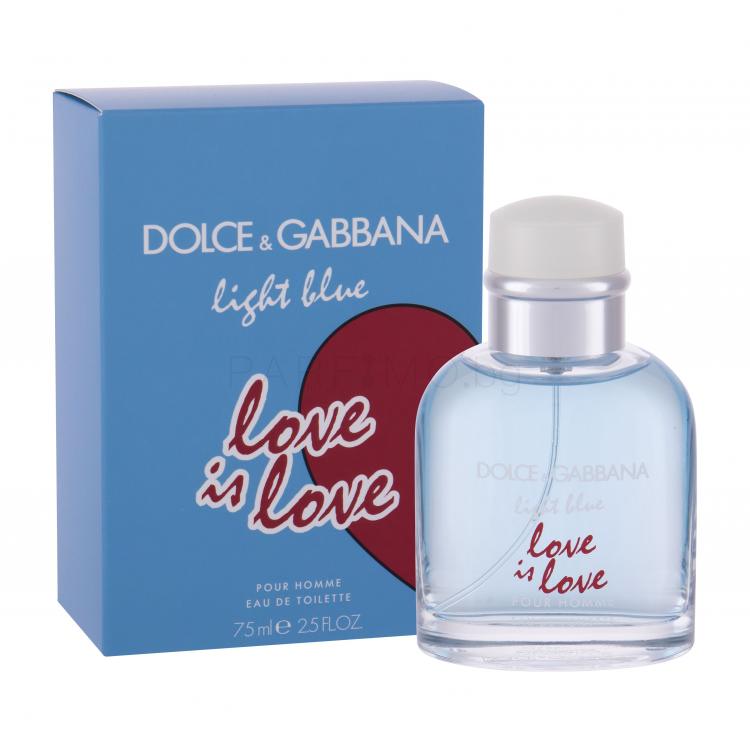 Dolce&amp;Gabbana Light Blue Love Is Love Eau de Toilette за мъже 75 ml