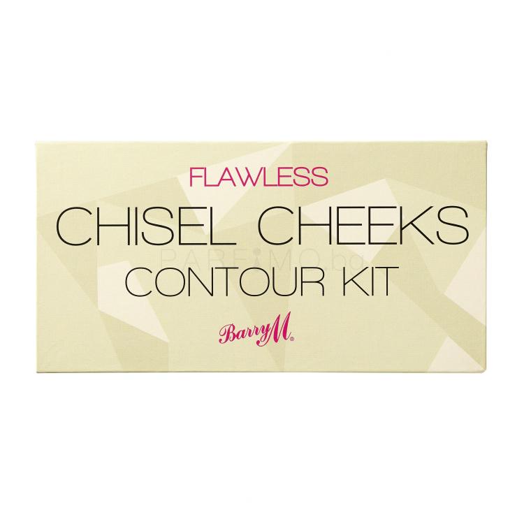 Barry M Flawless Chisel Cheeks Contour Kit Пудра за жени 2,5 g Нюанс Light - Medium