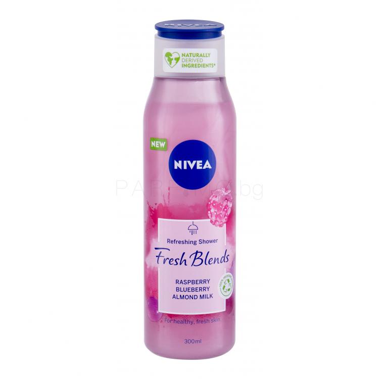 Nivea Fresh Blends Raspberry Душ гел за жени 300 ml