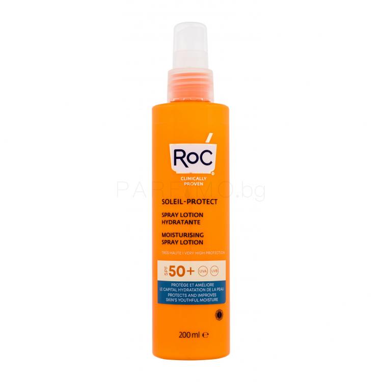 RoC Soleil-Protect Moisturising SPF50+ Слънцезащитна козметика за тяло за жени 200 ml