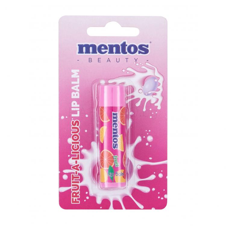 Mentos Lip Balm Балсам за устни за деца 4 g Нюанс Fruit-A-Licious