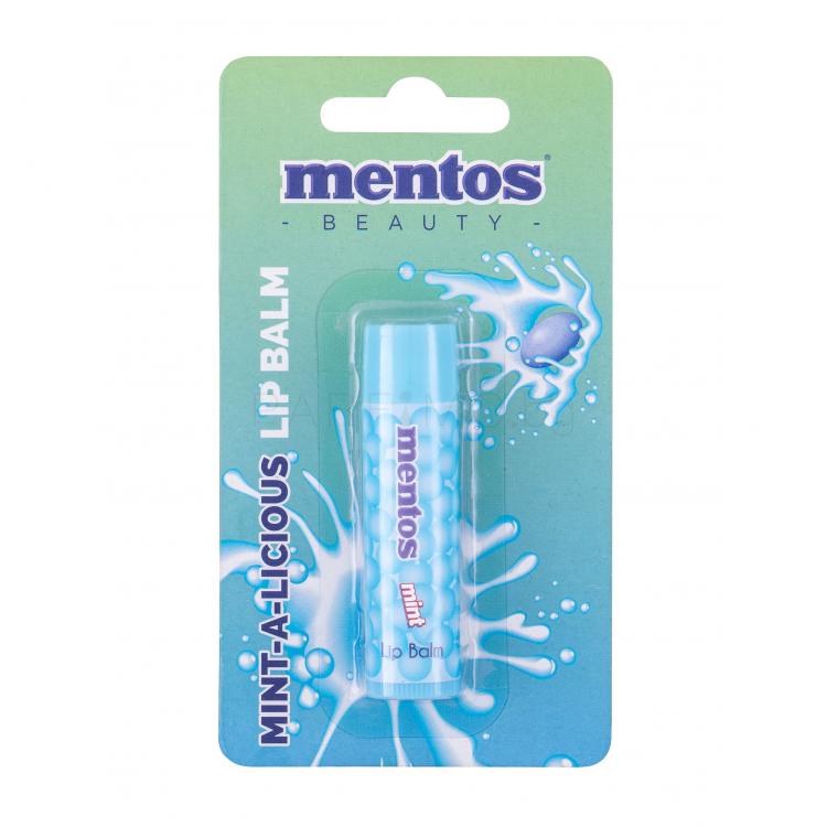 Mentos Lip Balm Балсам за устни за деца 4 g Нюанс Mint-A-Licious