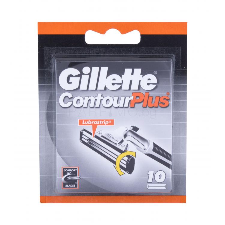 Gillette Contour Plus Резервни ножчета за мъже 10 бр