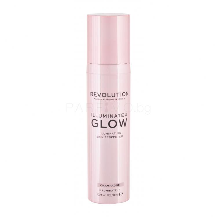 Makeup Revolution London Glow &amp; Illuminate Хайлайтър за жени 40 ml Нюанс Champagne