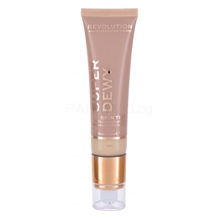 Makeup Revolution London Superdewy Skin Tint Фон дьо тен за жени 55 ml Нюанс Fair