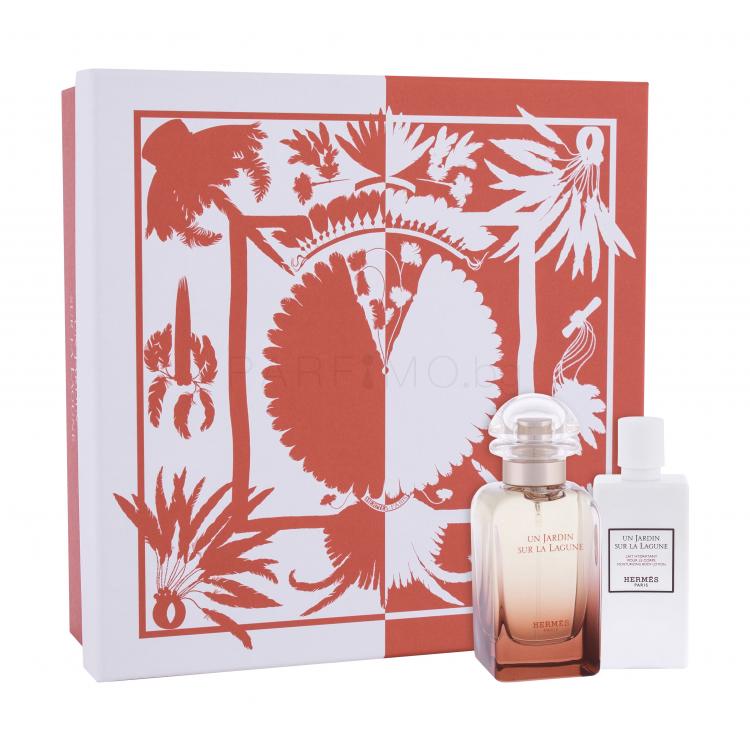 Hermes Un Jardin Sur La Lagune Подаръчен комплект EDT 50 ml + лосион за тяло 40 ml