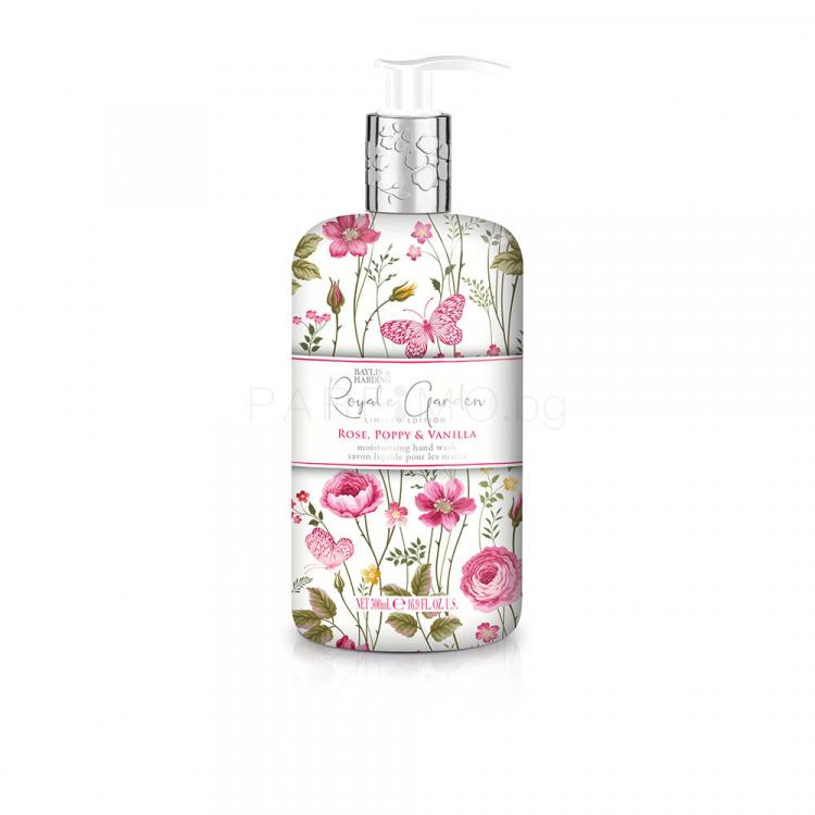 Baylis &amp; Harding Royale Garden Rose, Poppy &amp; Vanilla Течен сапун за жени 500 ml