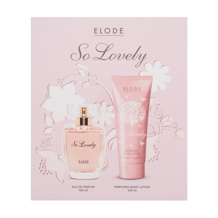 ELODE So Lovely Подаръчен комплект EDP 100 ml + лосион за тяло 100 ml увредена кутия