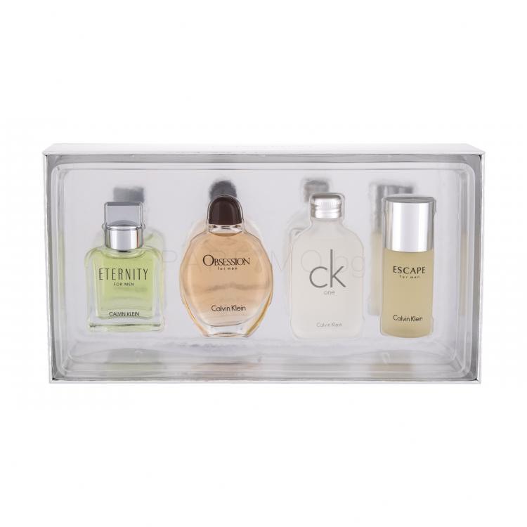 Calvin Klein Mix Giftset Подаръчен комплект EDT Eternity 15 ml + EDT Obsession 15 ml + EDT CK One 15 ml + EDT Escape 15 ml