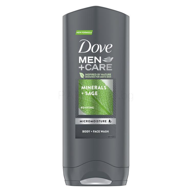 Dove Men + Care Minerals + Sage Душ гел за мъже 250 ml