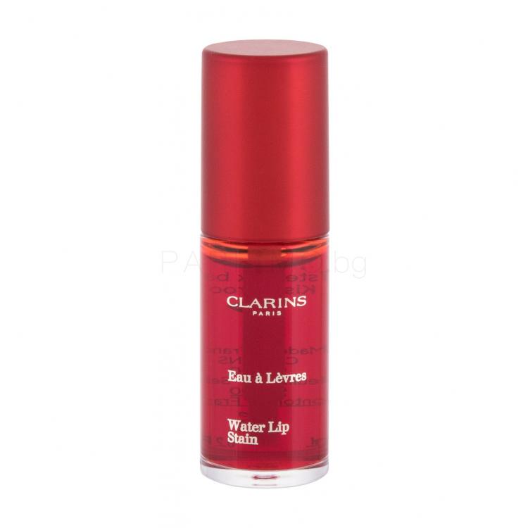 Clarins Water Lip Stain Блясък за устни за жени 7 ml Нюанс 03 Red Water