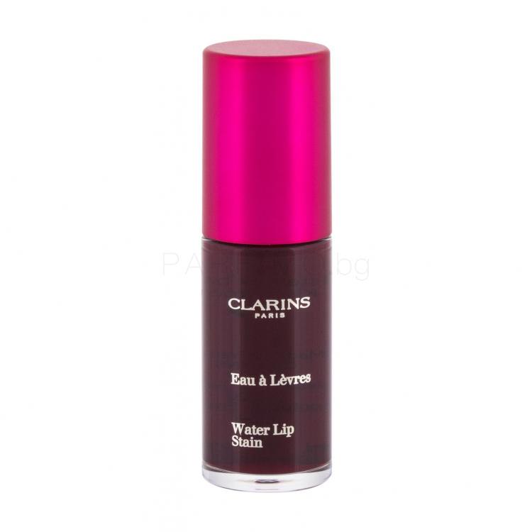 Clarins Water Lip Stain Блясък за устни за жени 7 ml Нюанс 04 Violet Water