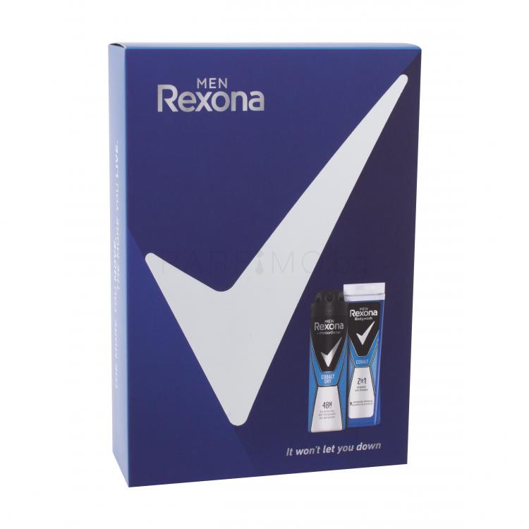 Rexona Cobalt Подаръчен комплект душ гел Cobalt 250 ml + антиперспирант Cobalt Dry 150 ml