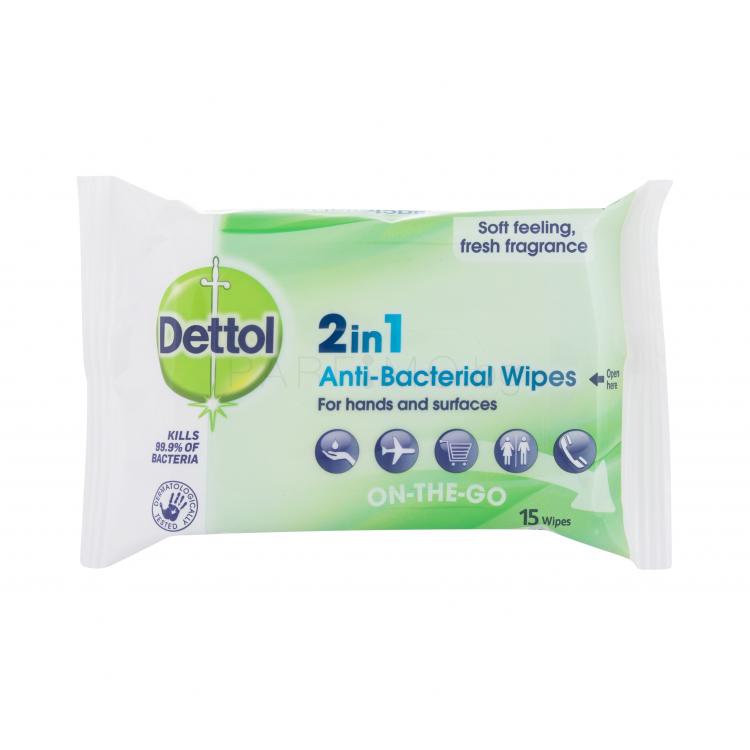 Dettol Antibacterial 2in1 Антибактериален продукт 15 бр