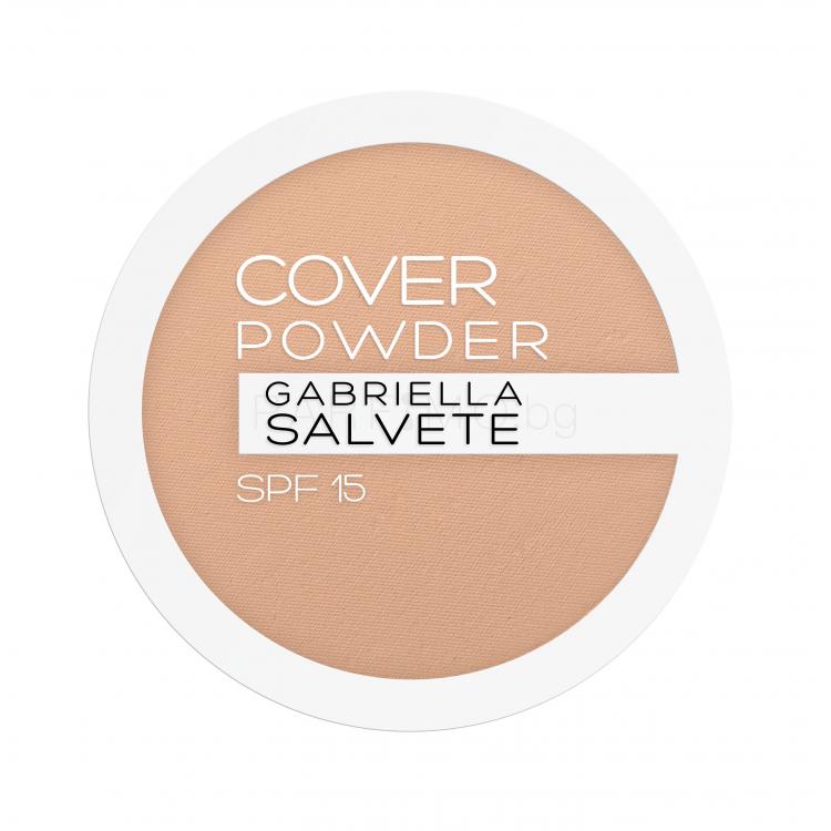 Gabriella Salvete Cover Powder SPF15 Пудра за жени 9 g Нюанс 03 Natural