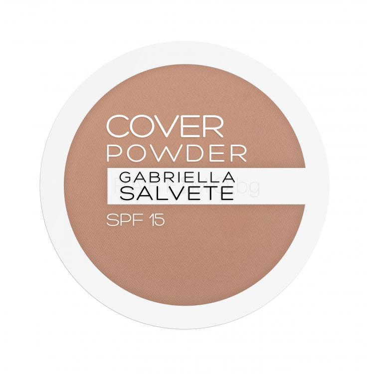 Gabriella Salvete Cover Powder SPF15 Пудра за жени 9 g Нюанс 04 Almond