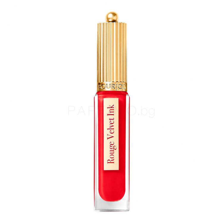 BOURJOIS Paris Rouge Velvet Ink Червило за жени 3,5 ml Нюанс 08 Coquelic&#039;Hot