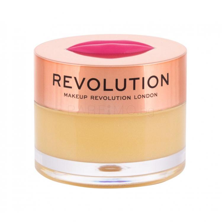 Makeup Revolution London Lip Mask Overnight Pineapple Crush Балсам за устни за жени 12 g