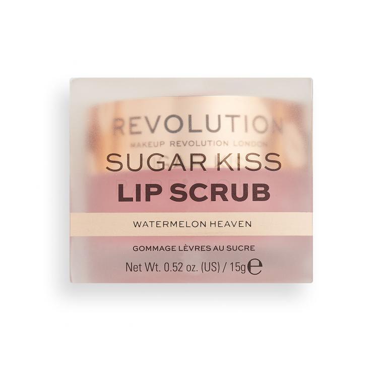 Makeup Revolution London Sugar Kiss Lip Scrub Watermelon Heaven Балсам за устни за жени 15 g