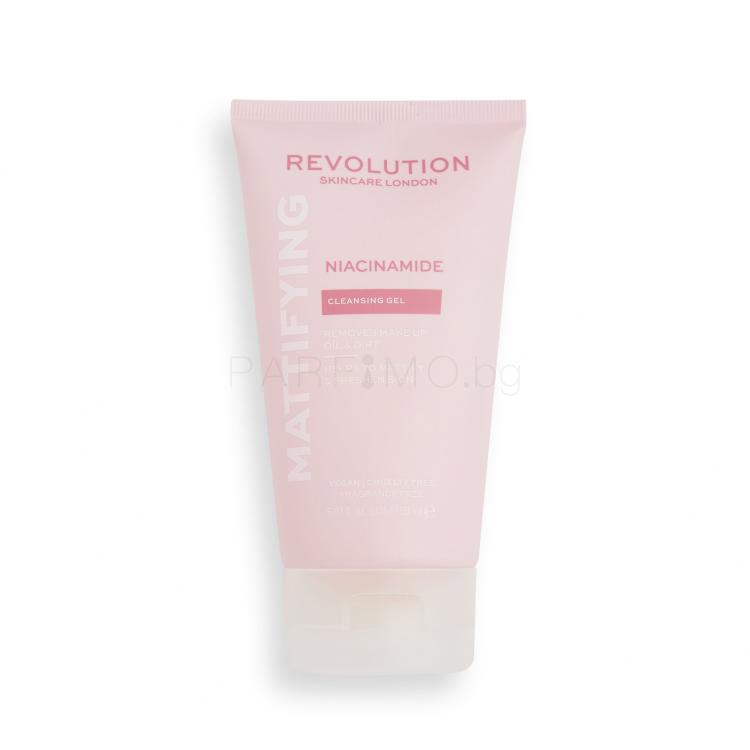 Revolution Skincare Niacinamide Mattifying Почистващ гел за жени 150 ml