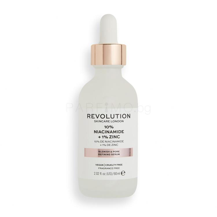 Revolution Skincare Skincare 10% Niacinamide + 1% Zinc Серум за лице за жени 60 ml