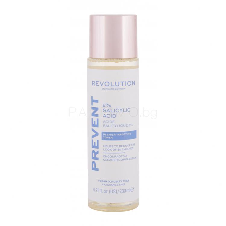 Revolution Skincare Prevent 2% Salicylic Acid Лосион за лице за жени 200 ml